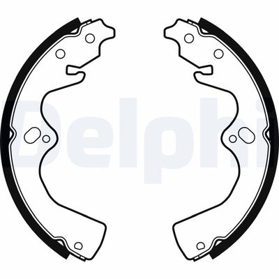 Bremžu loku komplekts DELPHI LS1907