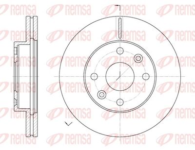 Тормозной диск REMSA 61116.10
