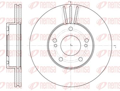 Тормозной диск REMSA 6474.10