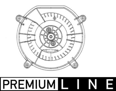 Вентилятор салона MAHLE AB 69 000P