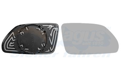 Spoguļstikls, Ārējais atpakaļskata spogulis VAN WEZEL 5828836