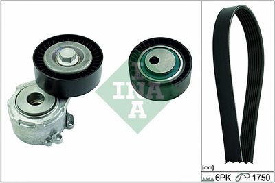 Ķīļrievu siksnu komplekts Schaeffler INA 529 0092 10