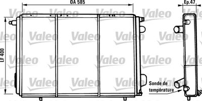 Radiators, Motora dzesēšanas sistēma VALEO 730973