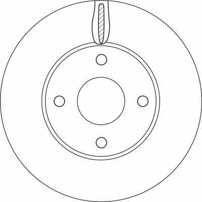 Тормозной диск TRW DF6593