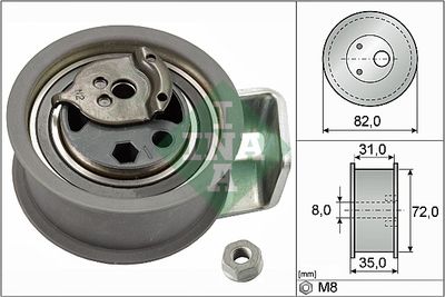 Натяжной ролик, ремень ГРМ Schaeffler INA 531 0436 20