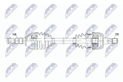 Piedziņas vārpsta NTY NPW-PL-186
