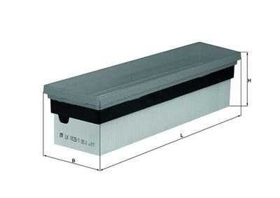 Воздушный фильтр MAHLE LX18231