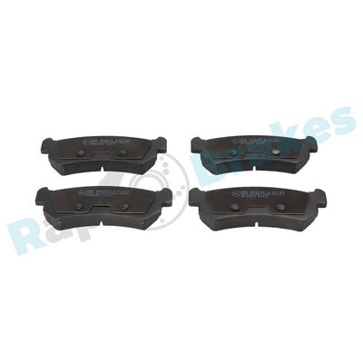 Комплект тормозных колодок, дисковый тормоз RAP BRAKES R-P1143