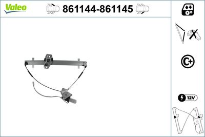 Стеклоподъемник VALEO 861144