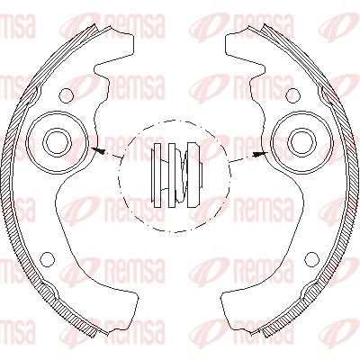 Bremžu loki REMSA 4611.00