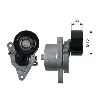 Siksnas spriegotājs, Ķīļsiksna GATES T39170