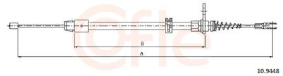 Тросик, cтояночный тормоз COFLE 10.9448