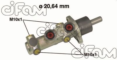 Galvenais bremžu cilindrs CIFAM 202-525