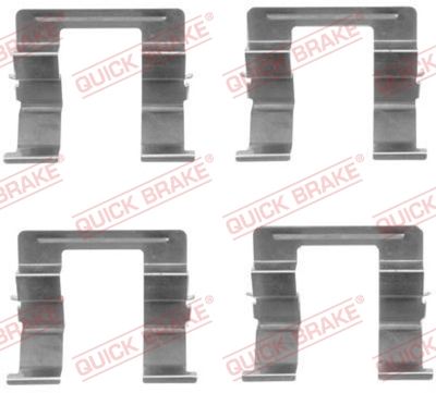 Комплектующие, колодки дискового тормоза QUICK BRAKE 109-1605
