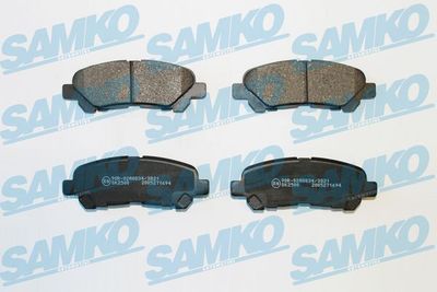 Комплект тормозных колодок, дисковый тормоз SAMKO 5SP1694