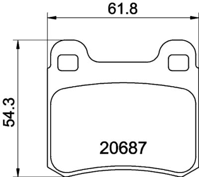 Bremžu uzliku kompl., Disku bremzes HELLA PAGID 8DB 355 007-321