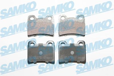 Комплект тормозных колодок, дисковый тормоз SAMKO 5SP747
