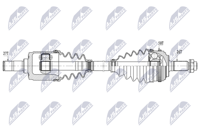 Приводной вал NTY NPW-HD-108