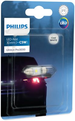Kvēlspuldze, Numura apgaismojuma lukturis PHILIPS 11860U30CWB1