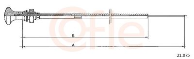 Тяга стартера COFLE 92.21.075