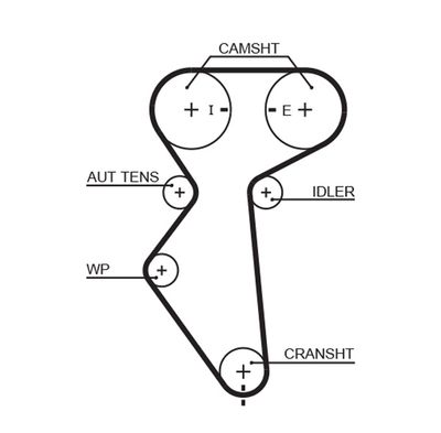 Зубчатый ремень GATES 5419XS