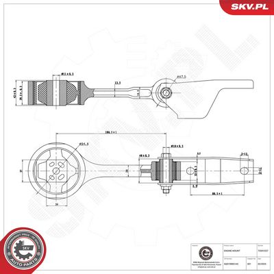 Piekare, Dzinējs ESEN SKV 75SKV227