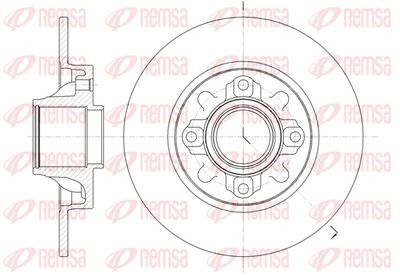 Тормозной диск REMSA 61060.00