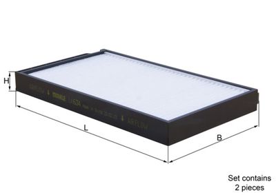 Filtrs, Salona telpas gaiss KNECHT LA 634/S