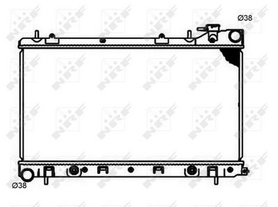 Radiators, Motora dzesēšanas sistēma NRF 53597