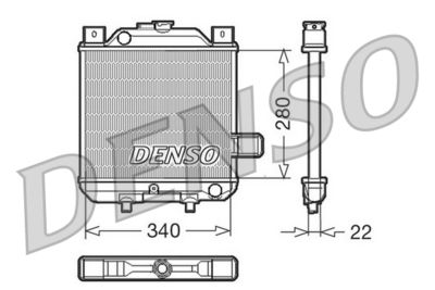 Radiators, Motora dzesēšanas sistēma DENSO DRM99006