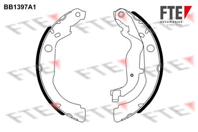 Комплект тормозных колодок FTE 9100132