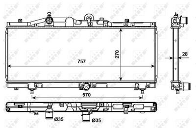 Radiators, Motora dzesēšanas sistēma NRF 53983