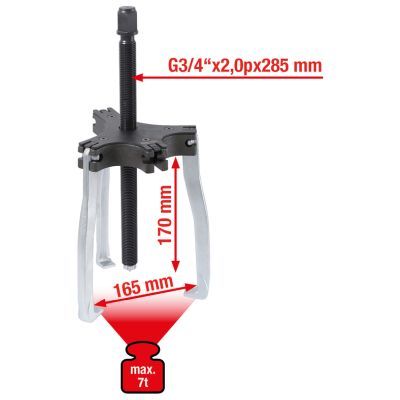 Iekšējais/Ārējais novilcējs KS TOOLS 640.4205