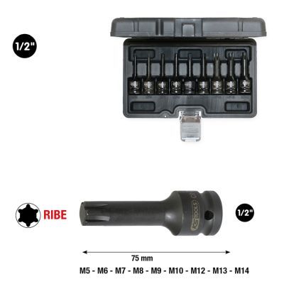 Muciņu komplekts KS TOOLS 911.0934