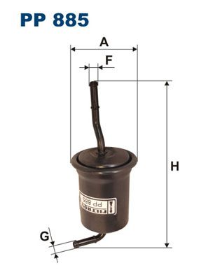 Degvielas filtrs FILTRON PP 885