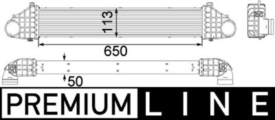 Интеркулер MAHLE CI 260 000P