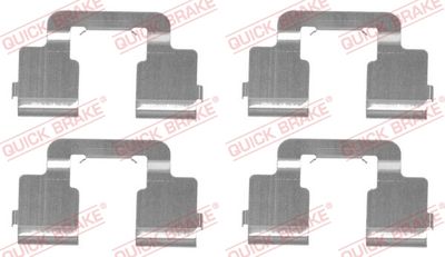 QUICK BRAKE 1091733 Piederumu komplekts, Disku