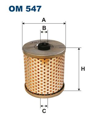 Filtrs, Hidropacēlāja sistēma FILTRON OM 547