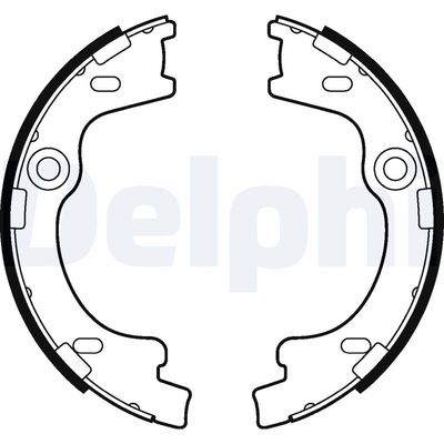 Bremžu loku kompl., Stāvbremze DELPHI LS2012
