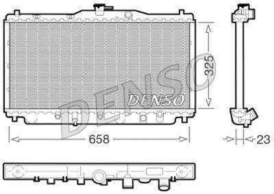 Radiators, Motora dzesēšanas sistēma DENSO DRM40001