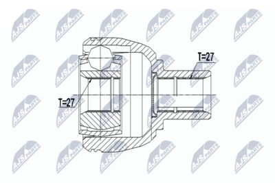 Šarnīru komplekts, Piedziņas vārpsta NTY NPW-ME-080