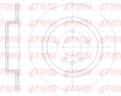 Тормозной диск REMSA 61791.00
