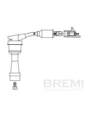 Augstsprieguma vads BREMI 347/53
