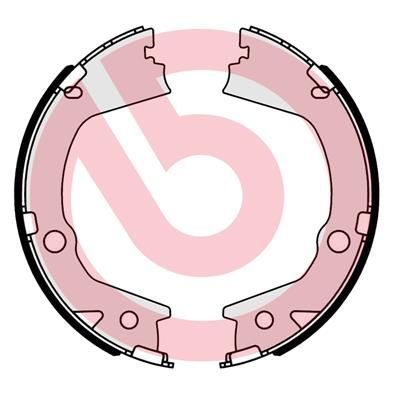 Bremžu loku kompl., Stāvbremze BREMBO S 77 001