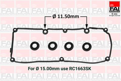 Blīve, Motora bloka galvas vāks FAI AutoParts RC1662SK