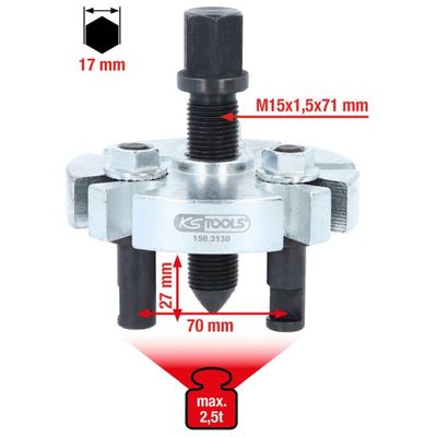 Noņemšanas palīgierīce, Piedziņas skriemelis KS TOOLS 150.3130