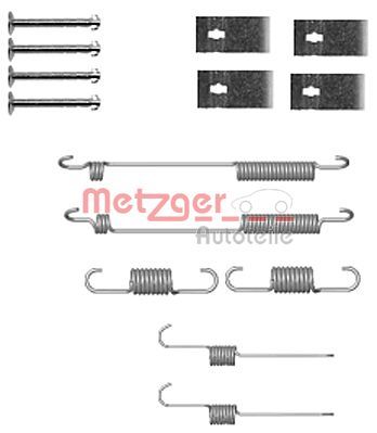 Piederumu komplekts, Bremžu loki METZGER 105-0846