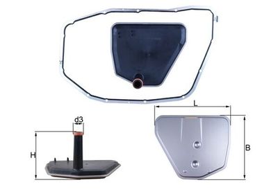 Гидрофильтр, автоматическая коробка передач KNECHT HX 235D1