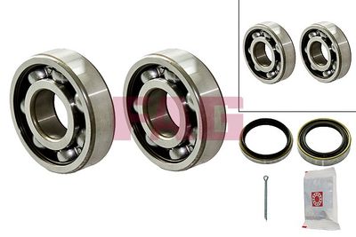 Riteņa rumbas gultņa komplekts Schaeffler FAG 713 6160 30
