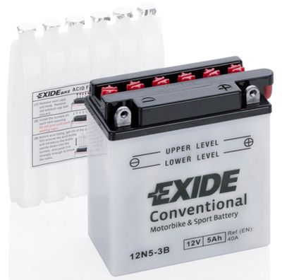 Startera akumulatoru baterija EXIDE 12N5-3B